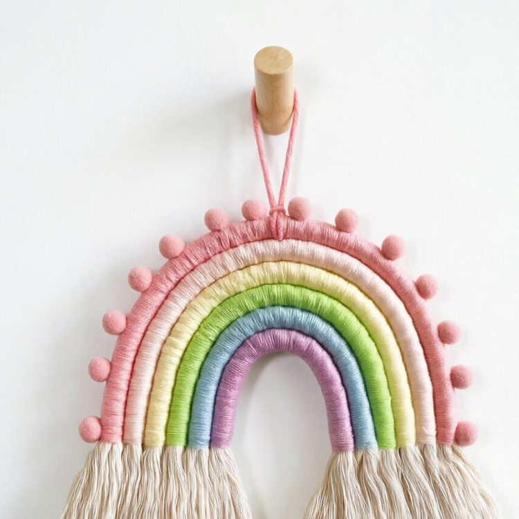 Holzkleiderhaken Rund – Minimalistische Wandhaken aus Massivholz für B2B-Großhandel – Bild 3
