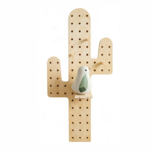 Wooden Diy Craft Storage Display Pegboard Wall Shelves