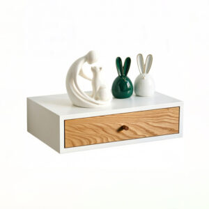 Floating Wood Nightstand