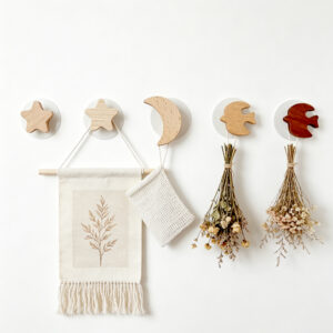 Cute Animal-shaped Wooden Wall Hooks