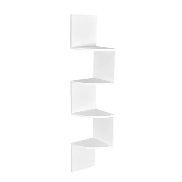 Floating Wooden Corner Shelf