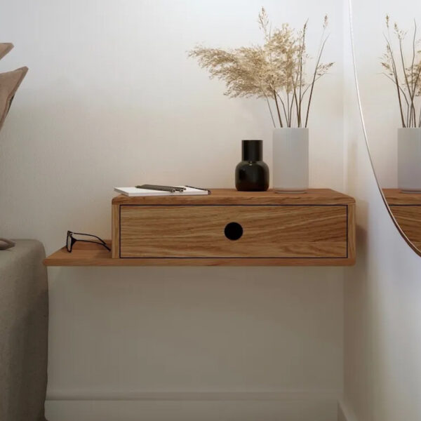 Modern Floating Bedside Table with Drawer