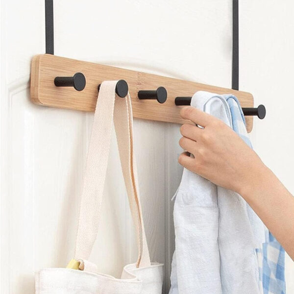 Over-The-Door Hanger with 5 Hooks
