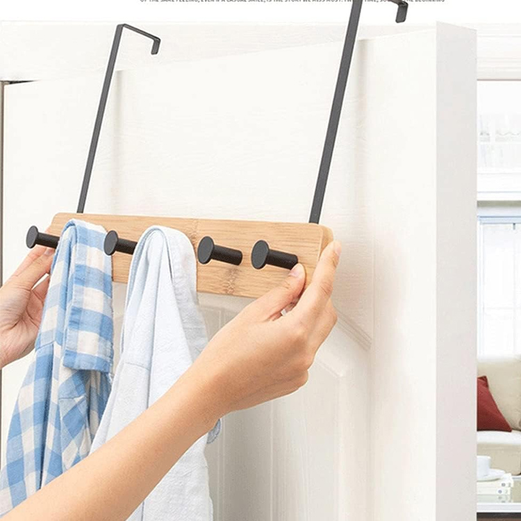 Over-The-Door Hanger with 5 Hooks