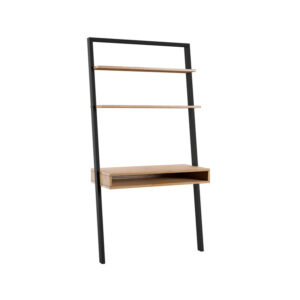 ​​Modern Leaning Ladder Desk with Shelves​