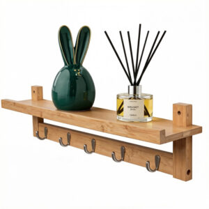Customizable Floating Bamboo Wall Shelf