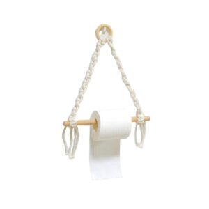 Macrame Wall Hanging Toilet Paper Holder