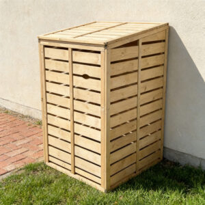 Wooden Garden Wheelie Bin Storage