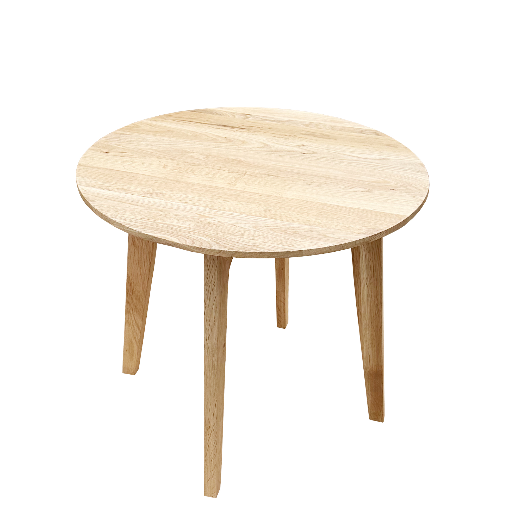 Minimalist Round Solid Wood Side Table