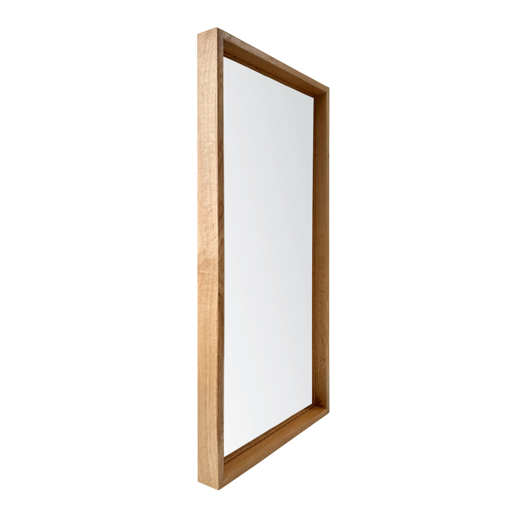 Minimalist Solid Wood Shadow Box Wall Mirror - Image 5