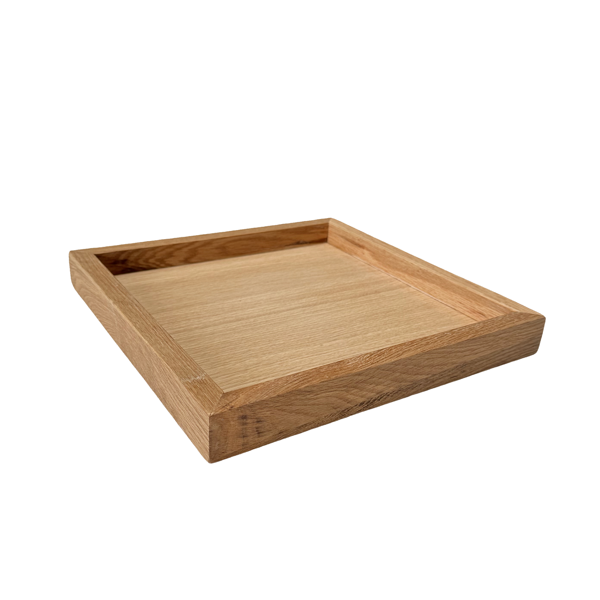 Solid Oak Minimalist Rectangular Serving Tray